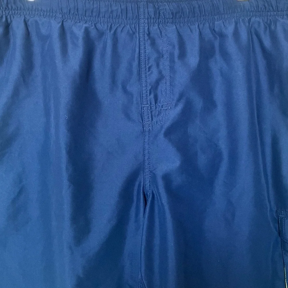 Nike Swim Trunks Shorts Mens Large Blue Lined Polyester Beach Pool Vacation